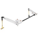 Antirock Sway Bar Kit, JL/JT Front, Bolt-On, Aluminum Frame Brackets, 7075 Billet Aluminum Arms, .850 in. Bar