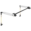 Antirock Sway Bar Kit, JL 2D or 4D Rear, Bolt-On, 7075 Billet Aluminum Arms