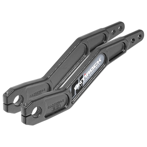 [RJ-252201-101] Antirock Forged Chromoly Sway Bar Arms, 16.2 in. Long x 25 Spline, Vertically Offset, Incl. Stickers, Pair