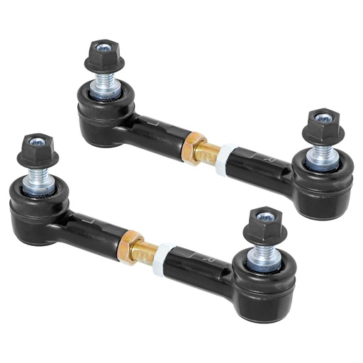 [RJ-283100-101] RockJock Adjustable Sway Bar End Link Kit (3 1/2 in. Long Rods w/ Sealed Rod Ends and Jam Nuts, pair)