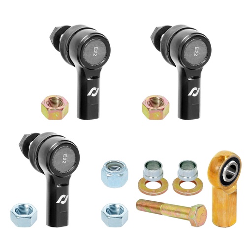 [RJ-527001-101] RockJock Adjustable Sway Bar End Link Rod End Pack for JL/JT Front, Sealed Style