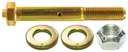 RockJock Greaseable Bolt w/Hardware, 7/16 in. Thread X 3 1/4 in. Long, Flat Zerk Fitting