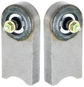 Johnny Joint Kit, TJ/LJ/XJ/MJ Front End Housing, 2WD Beam Only, Greasable 1/2 in. Thru Bolts, Reqs. Welding