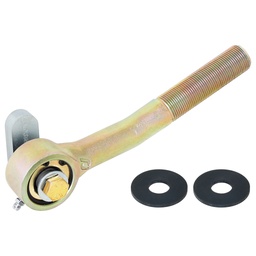 [RJ-305301-102] Johnny Joint Rod End, 2 in., Narrow Forged, Long Shank Bent for TJ/LJ/XJ/MJ/ZJ Front Trac Bar, 1 in.-14 RH Threads, 1.600 in. x .510 in. Ball