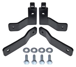 [CE-9807BLBK] RockJock Brake Line Relocation Bracket Kit, JK
