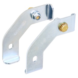 [RJ-141300-101] RockJock Brake Line Relocation Bracket Kit, JL/JT Front, Pair