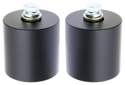 [CE-9818FBSK] RockJock Bump Stop Kit, JL Front, Incl. Billet Aluminum Spacers, Hardware