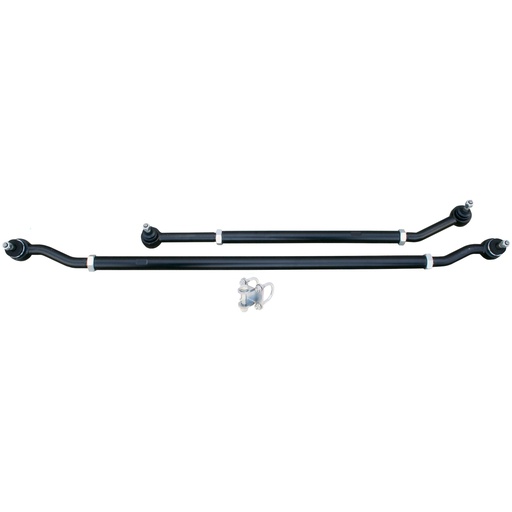 [JK-9703P] RockJock Currectlync Modular Extreme Duty Steering System, RH Drive JK, Bolt-On, 1 5/8 in. Dia. Tie Rod/Drag Link, Heavy Duty Steering Stabilizer Shock Mounting Kit