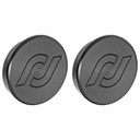 RockJock Frame Rail Plugs for JL/JT Frame, Front, behind axle centerline, CNC Machined Black Delrin