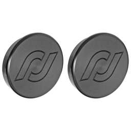 [RJ-600000-103] RockJock Frame Rail Plugs for JL/JT Frame, Front, behind axle centerline, CNC Machined Black Delrin