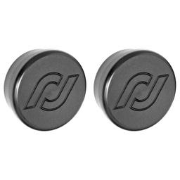 [RJ-600001-101] RockJock Frame Tube Plugs for JK Frame, Front, CNC Machined Black Delrin