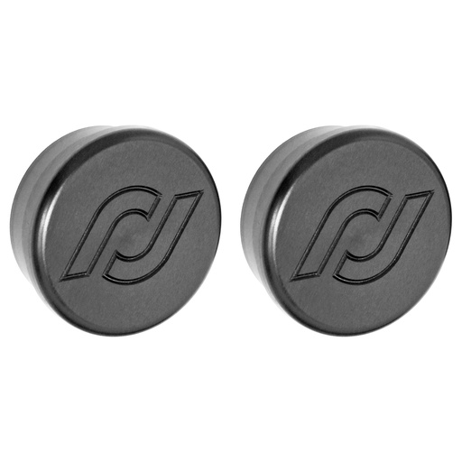 [RJ-600001-101] RockJock Frame Tube Plugs for JK Frame, Front, CNC Machined Black Delrin