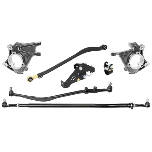 [RJ-430001-103] RockJock JK High Steer Knuckle Kit (for Stabilizer Shock, JL/JT Trac Bar)