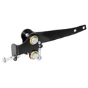 RockJock Currectlync JL/JT High Steer Front Trac Bar Relocation and Steering Stabilizer Shock Mount Axle Bracket