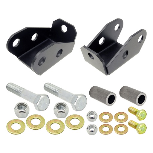 [CE-9601] RockJock Shock Mount Extensions, TJ/LJ Rear Lower, Incl. Hardware, Pair