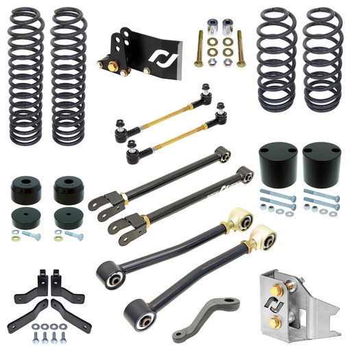 [RJ-JK4DR0-101] RockJock Sport Edition Johnny Joint Suspension System for JK Wrangler Unlimited (4-door), 4 in. lift