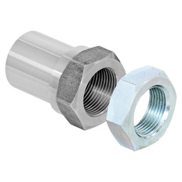 [CE-9114B] RockJock Threaded Bung With Jam Nut, 1 1/4 in.-12 RH Thread, Set