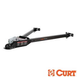 [RJ-19745] Curt Tow Bar with Adjustable-Width Arms - Car Mount - 2 in. Ball - 5,000 lbs., Safety Cables and Coupler Lock Sold Separately)