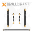 Toyota Tacoma 24+ 5pc Rear Adjustable Control Arms, Track Bar kit