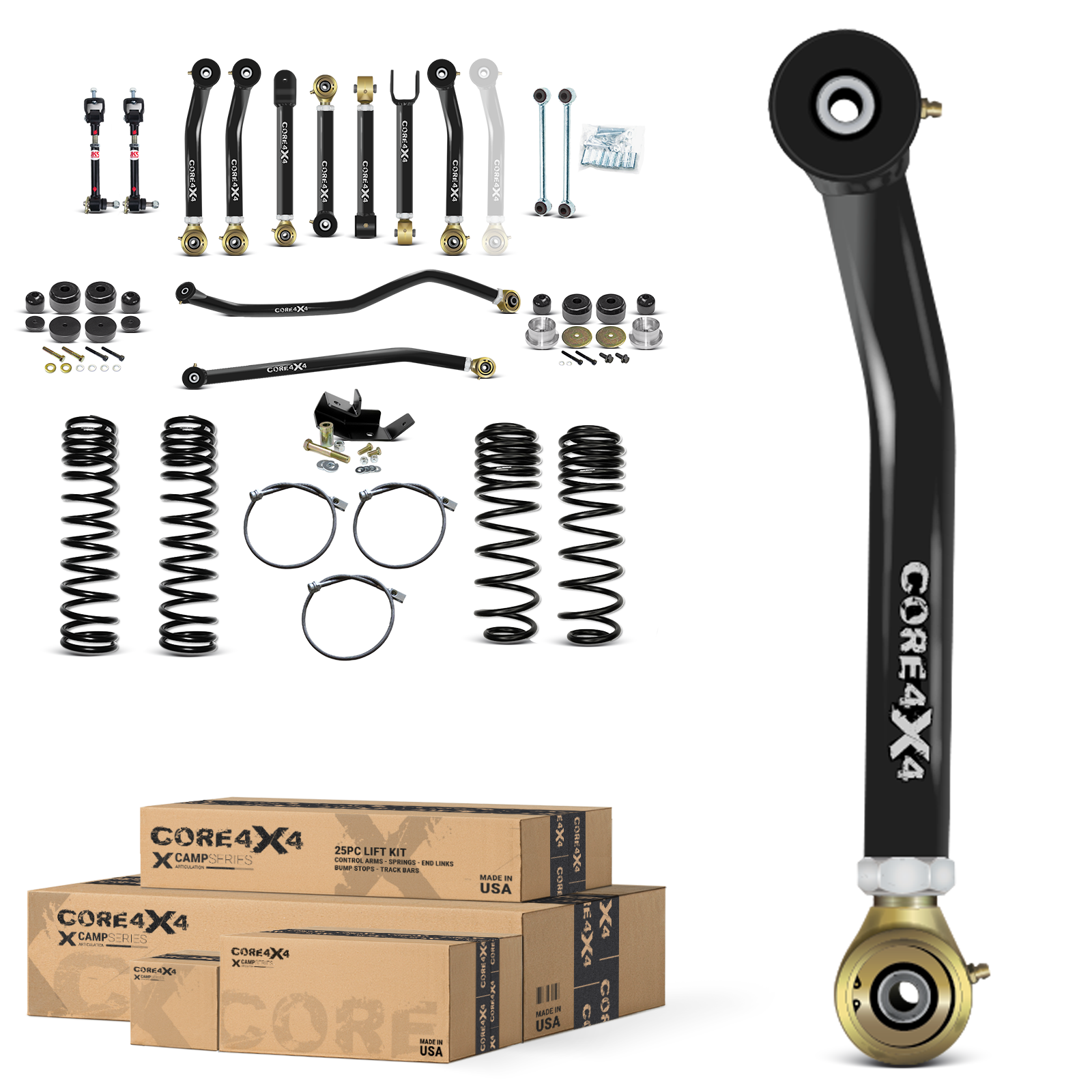 Jeep Wrangler TJ 97-06 LJ 04-06 Camp Series 3.5" Lift Kit