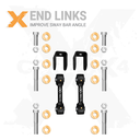 Ram 3500 13-24 2pc Front Fixed length End Links
