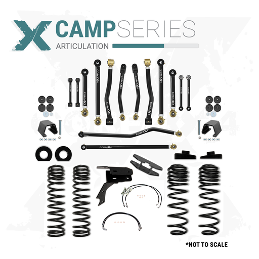 [CMP-J-JT-LK45] Jeep Gladiator JT 20+ 4.5" Camp Series Lift Kit