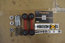 [CRS-JK/JL/JT-FEL2-STOCK-HW-RED-BLEM-39] JK/JKU/JL/JLU/JT Cruise Series Front End Links w/Hardware for Stock Height *Blemished*