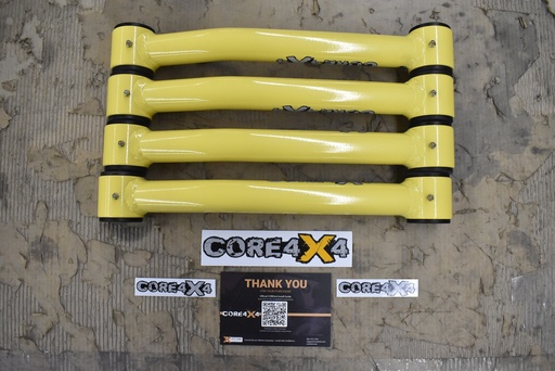 [CRS-TJ-LS4-FXD-YELLOW-BLEM-8] TJ/LJ Cruise Series Fixed Lower Set Control Arms *Blemished*