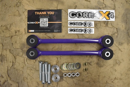[CRS-JK/JL-REL2-+3-PURPLE-HW-BLEM-92] JK/JKU/JL/JLU Cruise Series Rear End Links For 3" Lift w/Hardware *Blemished*