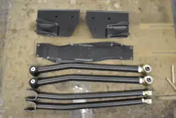 [CRL-XJ-LAK-6+-CHARCOAL-BLEM-75] XJ Crawl Series Front Long Arm Kit For 6+" of Lift *Blemished*