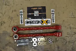 [CRL-T-TUN-REL2(+7)-HW-RED-BLEM-72] Tundra Crawl Series Rear End Links For 7" Lift w/Hardware *Blemished*