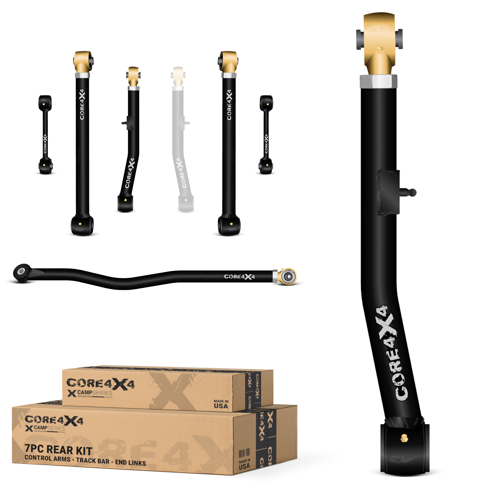 GMC Yukon XL Denali 01-06 Camp Series 7pc Full Rear Suspension Kit