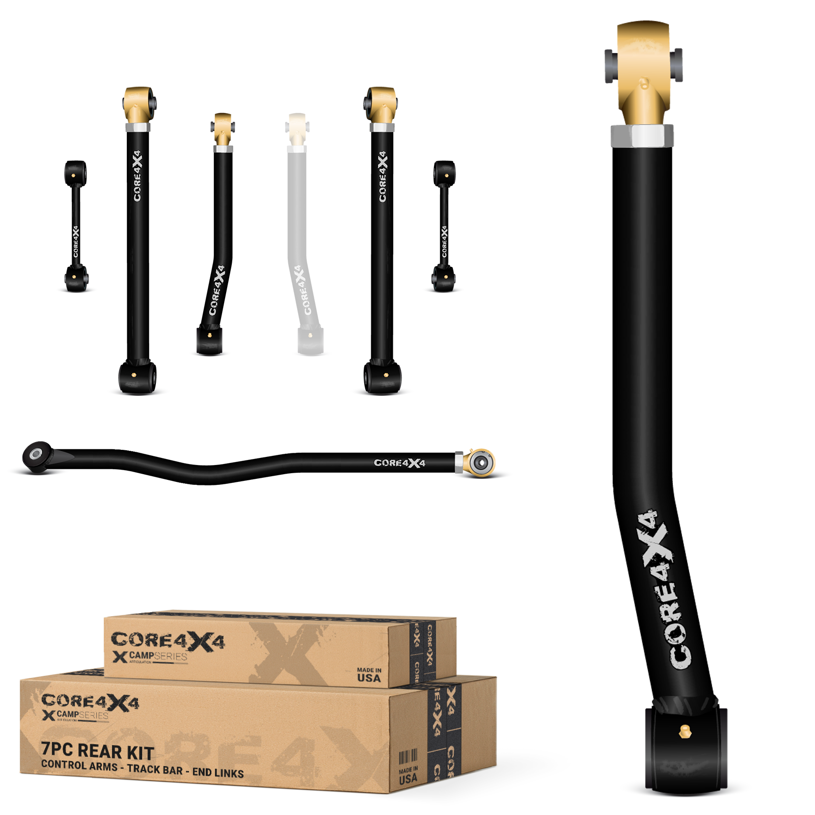 GMC Yukon XL 1500 00-06 Camp Series 7pc Full Rear Suspension Kit