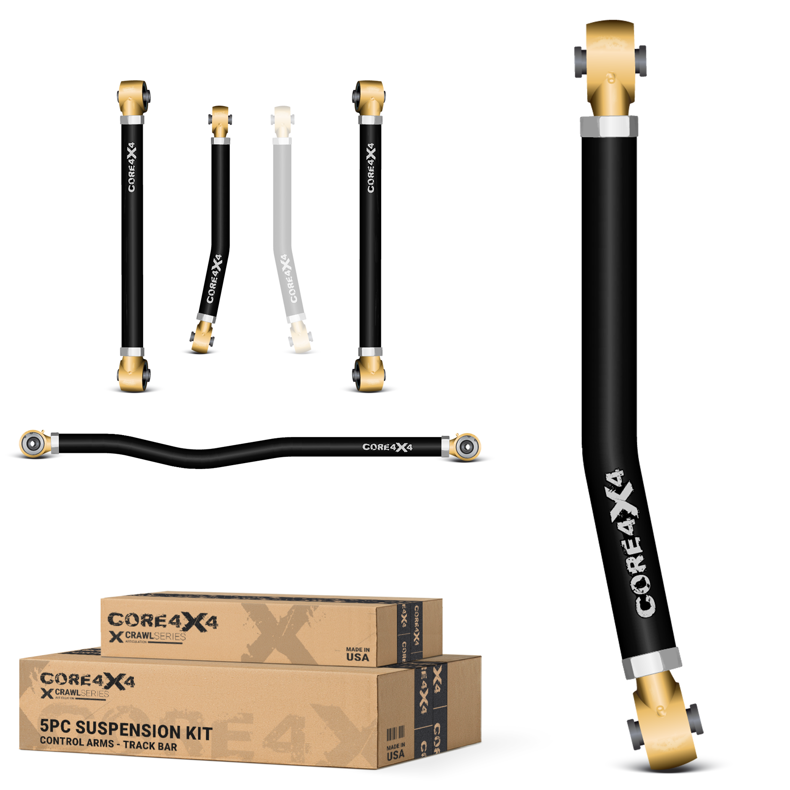 Chevy Avalanche 1500 02-06 Crawl Series 5pc Rear Suspension Kit