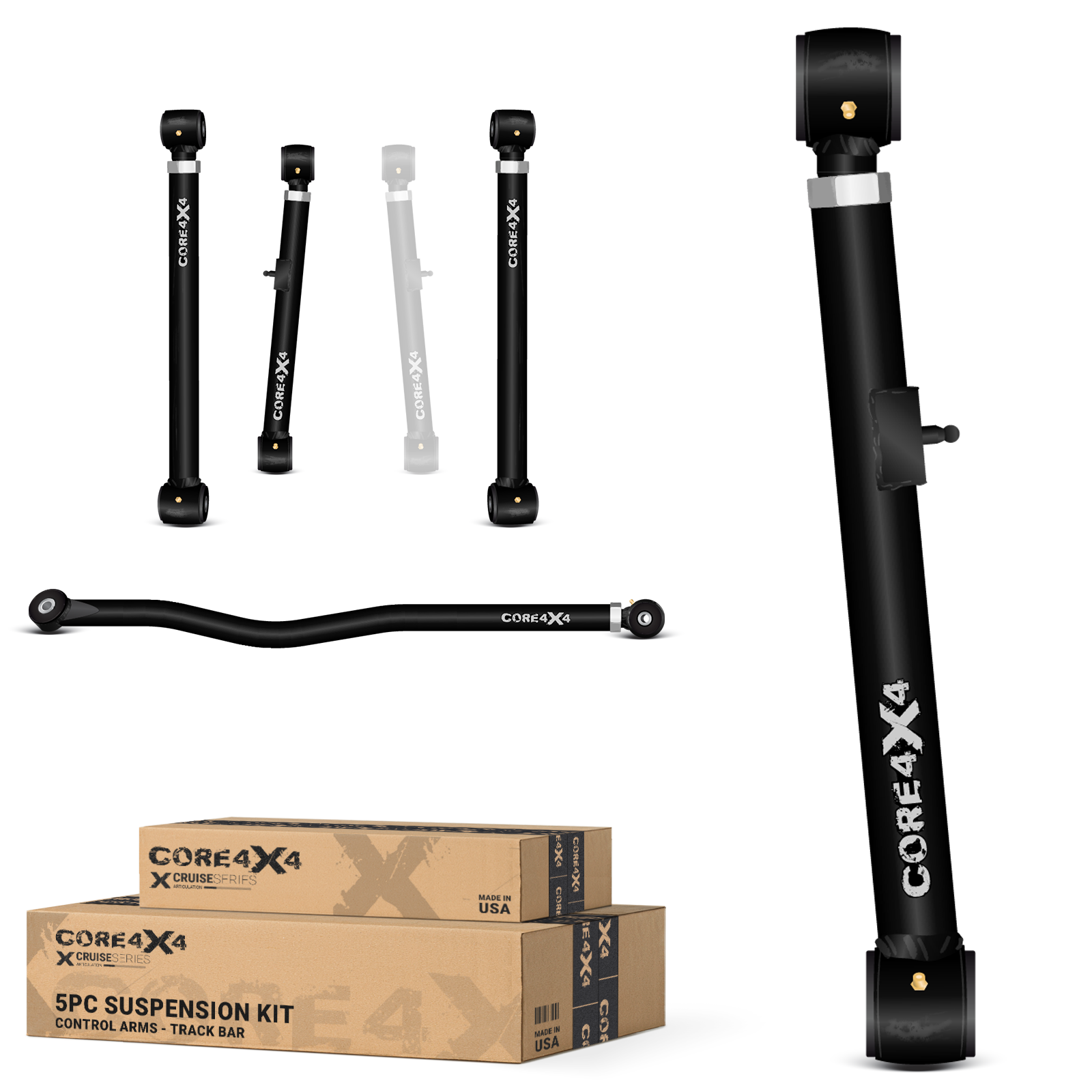 Cadillac Escalade ESV 03-06 Cruise Series 5pc Rear Suspension Kit