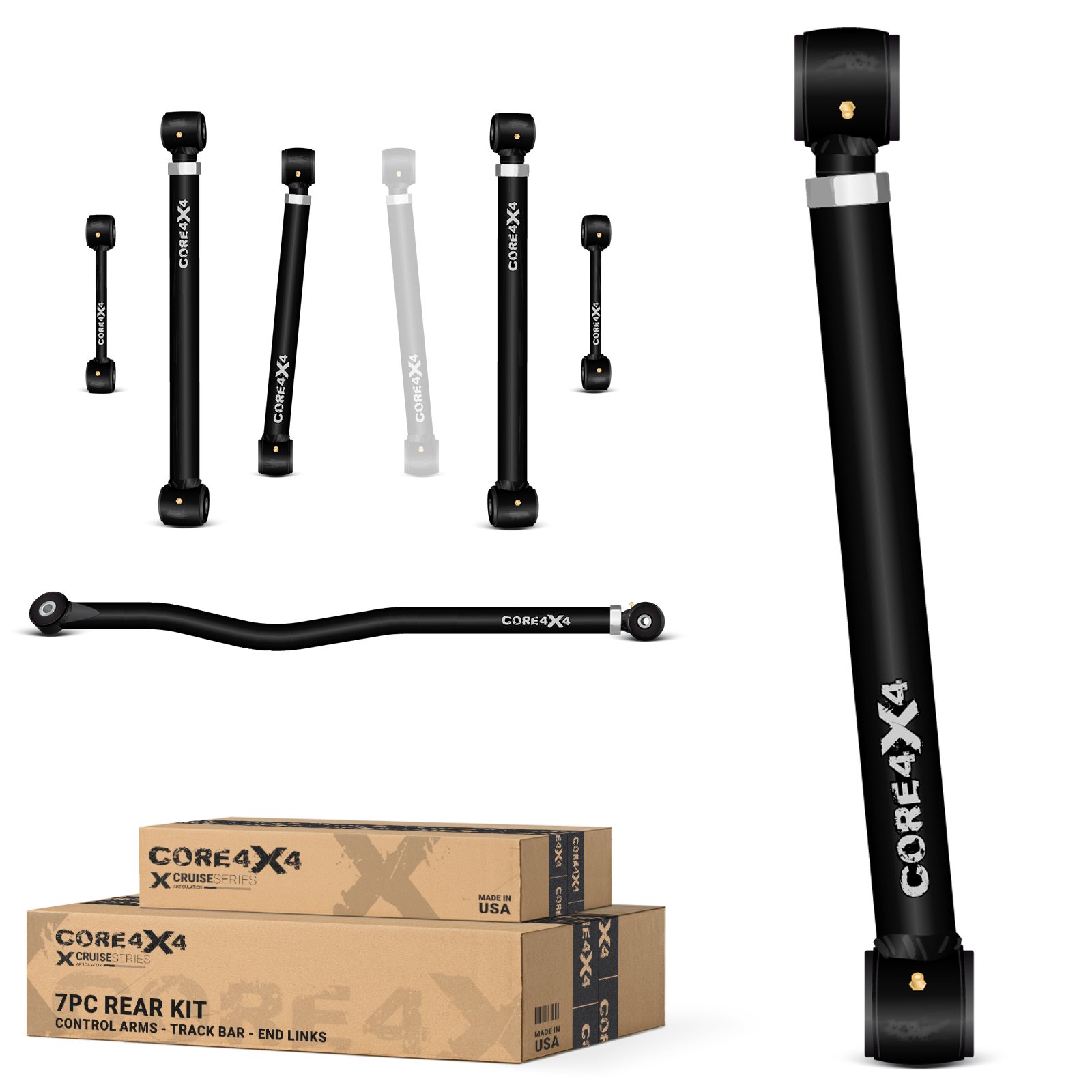 GMC Yukon 1500 00-06 Cruise Series 7pc Full Rear Suspension Kit