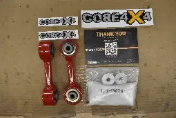[CRL-JK/JL/JT-FEL2-HW-STOCK-RED-BLEM-284] JK/JKU/JL/JLU/JT Crawl Series Front End Links For Stock Height w/Hardware *Blemished*