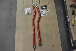 [CMP-JL-TBK2-HW-RED-BLEM-295] JL/JLU Camp Series Front & Rear Trackbar w/Hardware *Blemished*