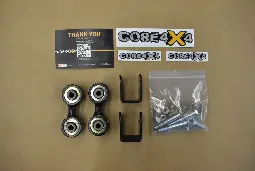[TOW-DODGE-FEL2(STOCK)-HW-BLACK-BLEM-22] Ram 2500/3500 Tow Series Front End Links For Stock Height w/Hardware *Blemished*