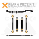 Ram 2500 14-24 6pc Front-Rear Adjustable Control Arms, Track Bar Kit